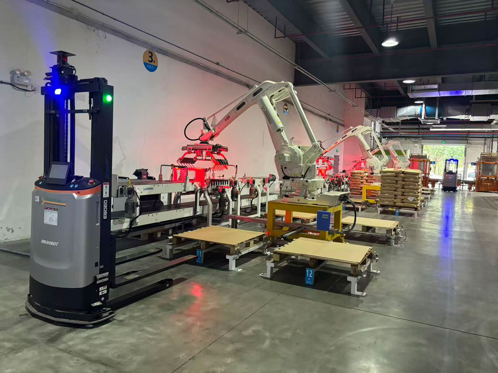 The 25k Plastic Pallet Intelligent Packaging Line