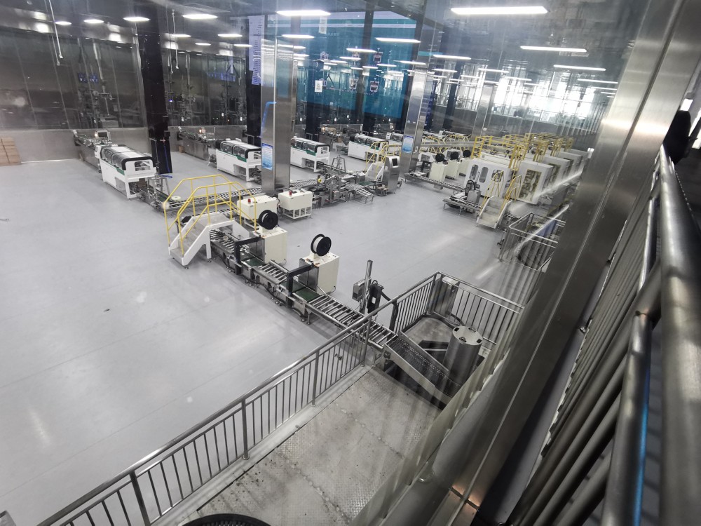 The 25k Plastic Pallet Intelligent Packaging Line